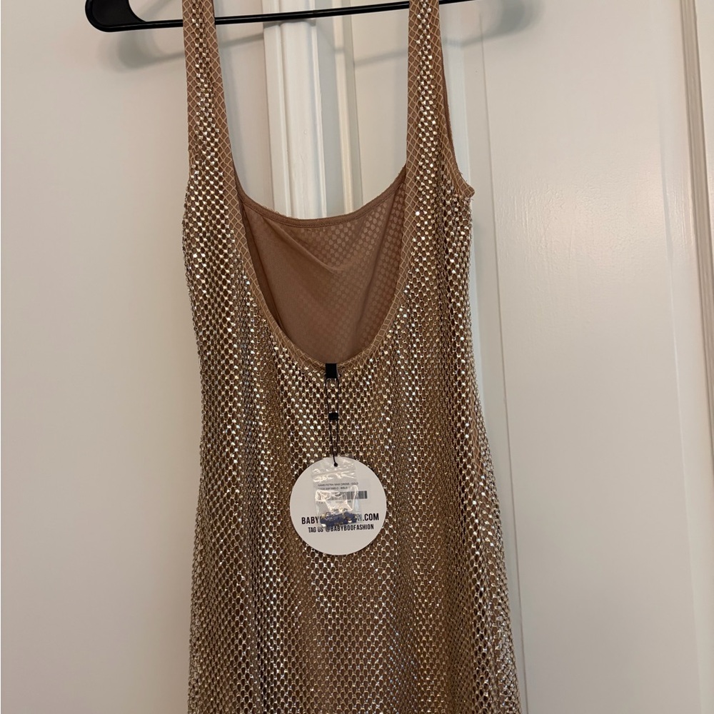 Babyboo Petra Maxi Dress in Gold - Picture 8 of 9